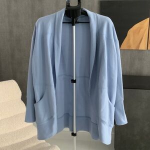 Eddie Bauer Sky Blue Camp fleece wrap - 2XL